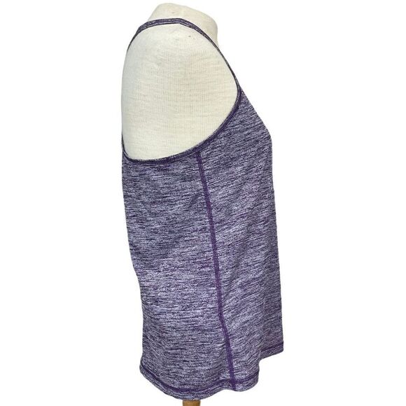 UNIQUELY Lorna Jane Motivational Graphic Racerback Tank Top in Purple Size Mediu - Picture 4 of 11